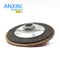 Vsm Ceramic 4.5" Stainless Steel Polishing Factory Sale Abrasive Flap Disc with Metal Screw